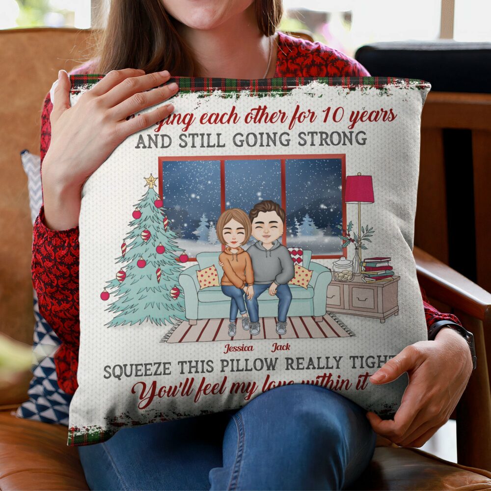 You Will Fill My Love Within' It - Personalized Pillow - Christmas, Anniversary Gift For Life Partner, Husband, Wife, Lover - Image 3
